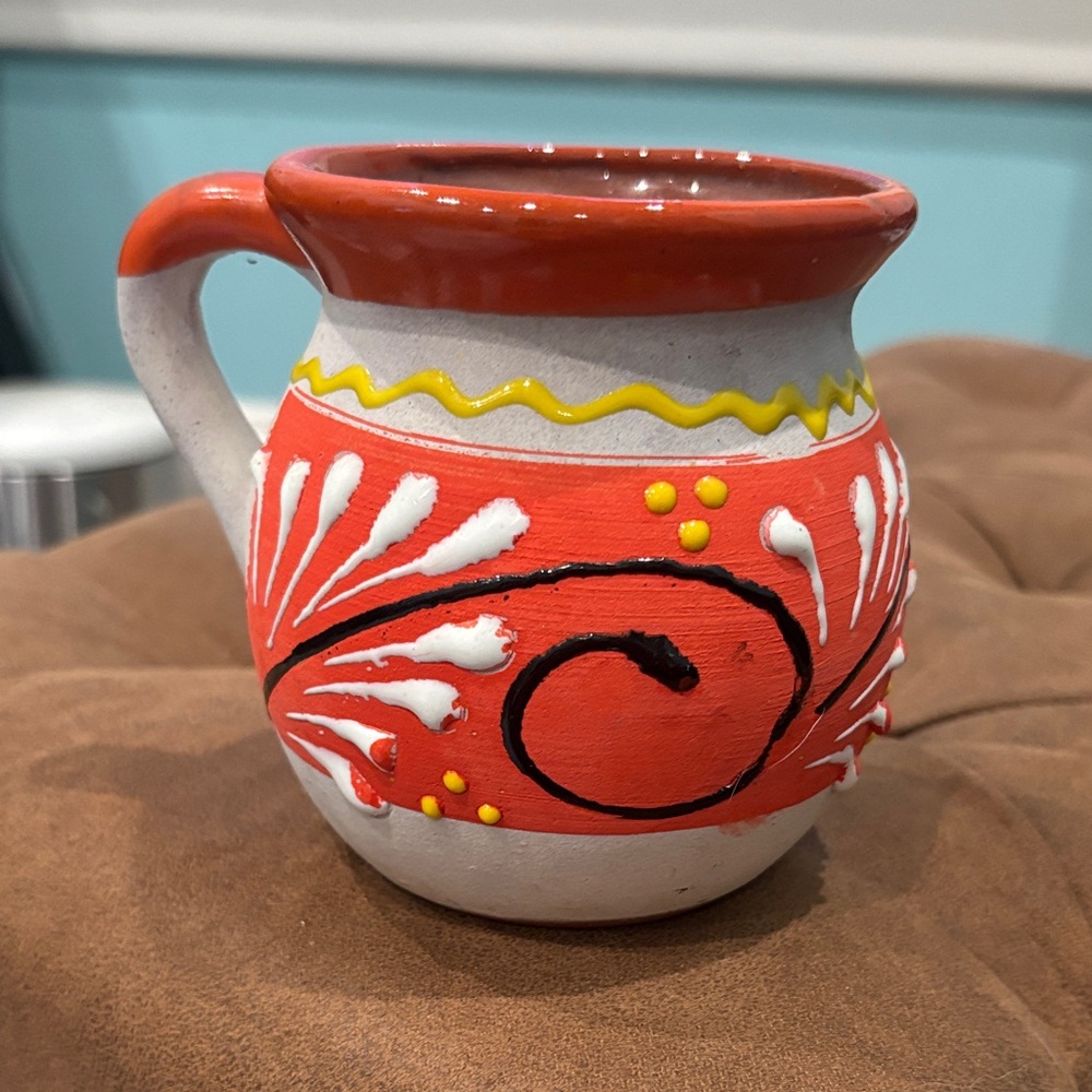 Artisan Handmade Talavera Jarritos Mexican Mugs Tazas de Mexico